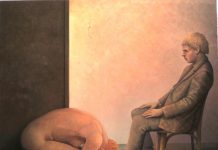 1990 Academieleerling met model – 145 x 155