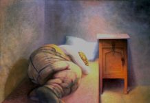 1990 Jongen in slaapzak