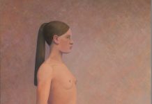 Cat. 228 Girl standing 180×105 1989-’90