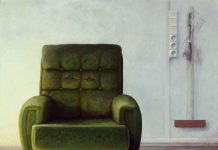 1999-2000 Groene stoel in atelier 128×156