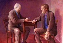 Kaartende mannen, 2002,