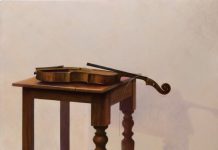 Tafel met viool