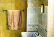 Wastafel logeerkamer