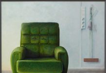 2000 groene stoel in atelier