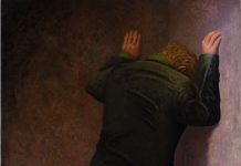 Cat. 385 Man in corner 170×106 2013-14