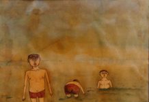 Aan zee III – 32 x 26