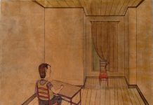 Het gordijn 30,5 x 36,5