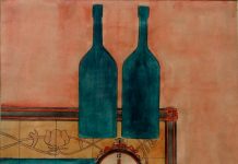 Vijf uur, borreltijd 30 x 27